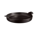 Emile Henry 12-INCH Round Deep Dish Pizza Pan, Charcoal. Fixed Price $90.95.