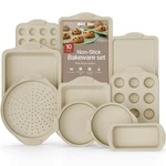 Bakken Kitchen Oven Baking Pans Nonstick Gray Coating, Carbon Steel Bakeware.... Fixed Price $74.32.