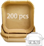 Disposable Air Fryer Liner, 200PCS Parchment Paper For Ninja/cosori/gourmia/powe. Fixed Price $25.48.