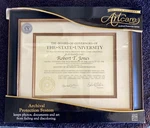 Artcare Document Frame Tuscan Collection Standard 8.5" X11" Diploma Blk & Glad. Fixed Price $10.99.