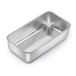 9 X 5 Inch Stainless Steel Loaf Pan Silver Bread Baking Kitchen Mold. Fixed Price $16.99.