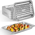 Stock Your Home Disposable Aluminum Foil 9 X 13 Broiler Pan (10 Pack), Silver. Fixed Price $31.57.