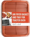 Chef Pomodoro Air Fryer Basket For Oven 12.8" Rectangle - Large, Copper. Fixed Price $42.99.