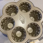 Nordic Ware Ice Cream Cone Cupcake 6 Mold Baking Pan 4.5C Aluminum Usa. Fixed Price $28.99.