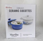 Martha Stewart Home Cooked Ceramic Cocottes Set Of - 6.5 Ounce 182ML. Fixed Price $13.99.