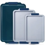 Non Stick Ceramic Baking Pan Set Of 3, Natural Toxic Cookie Sheets For. Fixed Price $55.38.