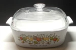 Vtg Corning Ware Qt. Casserole Dish A-84-B Spice Of Life With Domed Lid. Fixed Price $24.00.