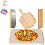 4 Pcs Rectangle Pizza Stone Set, 15" Large For Oven And Grill With. Fixed Price $56.77.