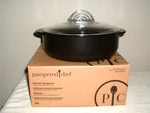 Pampered Chef 2.5 Qt Rockcrok Everyday Pan 3139 W/lid. Fixed Price $99.95.
