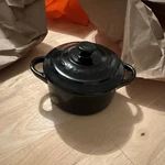 Nwt Le Creuset Stoneware Mini Cocotte 8OZ/250ML Black Onyx Color. Fixed Price $39.99.