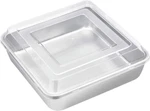 X 8-INCH Square Baking Pan With Lid, Stainless Steel Cake Brownie. Fixed Price $22.75.