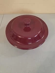 Pampered Chef Stoneware 6 CUP/1.5 Round Cranberry Covered Casserole Baker. Fixed Price $34.99.