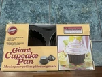 Wilton Giant 3D Cupcake Pan Non Stick Mold Big Jumbo Birthday Baking. Fixed Price $25.00.