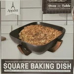 Appetit Oven Table Square Baking Dish. Fixed Price $29.99.