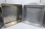 Vtg Mirro Aluminum Baking Pans M-5008 & 5666M 8X8X2" Square Made Usa. Fixed Price $26.99.