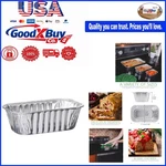 2LB Disposable Aluminum Pans 10 Pack Bread Cake Meatloaf Bakeware - Silv.... Fixed Price $13.11.