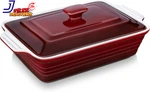 Lovecasa 4.5 Quart Ceramic Casserole Dish With Lid 9X13 Baking For Oven. Fixed Price $79.88.