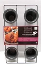 New Chicago Metallic Professional 6-CUP Popover Pan, 15.5-INCH-BY-9-INCH. Fixed Price $15.99.