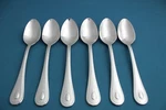 Lenox French Perle Teaspoons (set Of 6) 18/10 Stainless Vietnam New 1/2". Fixed Price $53.99.