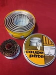 Vintage Matfer French Pastry Nesting 9-SET Fluted/crimped Cookie Cutters. Fixed Price $35.00.