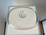 Pyrex Oval Clear Glass Replacement Lid / Cover F-12-C. Fixed Price $9.95.