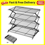 Geesta 2/3/4-TIER Upgraded Collapsible Cooling Rack With Adjustable Setting. Fixed Price $58.99.
