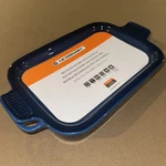 Le Creuset Rectangular Dish With Platter Lid Lapis Blue 14.75X9X2.5. Fixed Price $125.00.