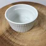 Bia Cordon Bleu White Porcelain 6 Oz Ramekin Custard Souffle Baking Dessert Dish. Fixed Price $16.00.