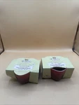 Le Creuset Stoneware Heart Ramekins Of 2 Red Ombr 300ML/10OZ Bakeware. Fixed Price $29.99.