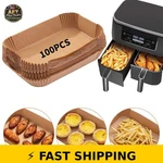 Ecfvtp Air Fryer Disposable Paper Liner, 100PCS For Ninja DZ201. Fixed Price $29.99.