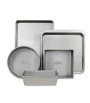Usa 5 Piece Bakeware Set Nonstick Aluminized Steel Baking Pans. Fixed Price $110.90.