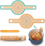 Guydremat Bread Sling - 20.8L X 8.3W, Brown With Orange & Teal Border. Fixed Price $19.07.