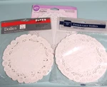 Vintage Lot 3 Packages Round Paper Lace Doilies 6 Inch White 20. Fixed Price $10.95.