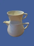 Harold Import Co. White Porcelain Drip Coffee Pot Maker 19 Oz. NT1044-HIC. Fixed Price $24.95.
