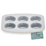 Bakkenmaster Bake With Elegance: 6-CUP Cake/muffin Pan Set Blue, Teal, Marb.... Fixed Price $27.64.