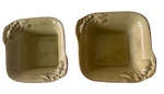 2 Madeira Harvest By Stone/ Casafina 5 1/8" Bowls Ramekin Bakers Dijon Gold. Fixed Price $27.99.