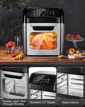 Aucma By Whall Electric 13QT Air Fryer Oven 1700W GLA-1006 Sliver/black. Fixed Price $106.55.