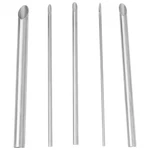 5PCS Stainless Steel Hole Set, Circular Clay Cutters Circle Punche.... Fixed Price $14.57.