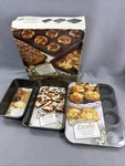 3 Pc Wilton Heavy Guage Nonstick Baking Loaf Pan & Bakers Secret Muffin. Fixed Price $32.45.