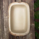 The Pampered Chef Family Heritage Classic Collection Stoneware Casserole Dish. Fixed Price $60.00.