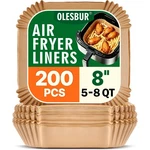 Olesbur Liners Disposable, 200PCS 8 Inch Large, Natural. Fixed Price $16.64.