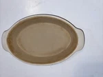 Pampered Chef Small Oval Stoneware Ivory Glazed Casserole Family Heritage Baker. Fixed Price $19.99.