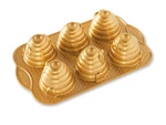 Nordic Ware Cast Aluminum Beehive Cakelets Pan, Gold. Fixed Price $59.95.