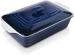 Ceramic Casserole Dish With Lid, Covered Rectangular Set, Lasagna Pan For Coo.... Fixed Price $90.25.