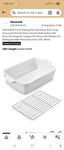 Malacasa 4.4 Qt Baking Dish With Rack 9X13 Large Casserole For Oven Cera.... Fixed Price $21.00.