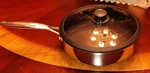 Black Cube Stainless Steel 4.5 Qt Saut Pan With Lid, 11" By Frieling. Fixed Price $42.00.