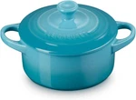 Le Creuset Mini Round Cocotte, 14 Oz. (420 Ml), Caribbean Color -- New Box. Fixed Price $41.99.