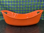 Rachael Ray Orange Oval Stoneware Casserole Baking Serving Dish 12 Oz G014 S13. Fixed Price $17.99.