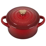 Le Creuset Mini Cocotte (cherry Red) Heat-resistant Container And Cold. Fixed Price $67.58.