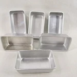 Set Of 6 Vintage Wilton 1972 Mini Loaf Aluminum Cake Mold Pan #1089 Lot. Fixed Price $22.99.